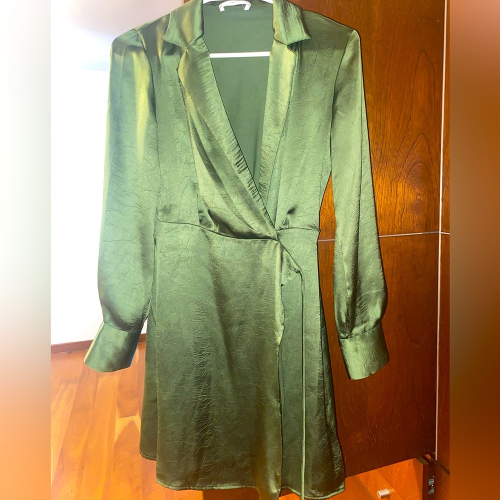 Mango wrap around dress